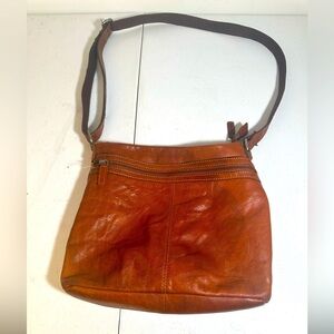 Jack George’s Messenger Brown Leather Shoulder Bag